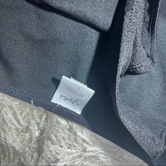 🌼3/$30🌼Stylish Swimwear Black Bandeau Strapless Bikini Set Size Small - Picture 9 of 12